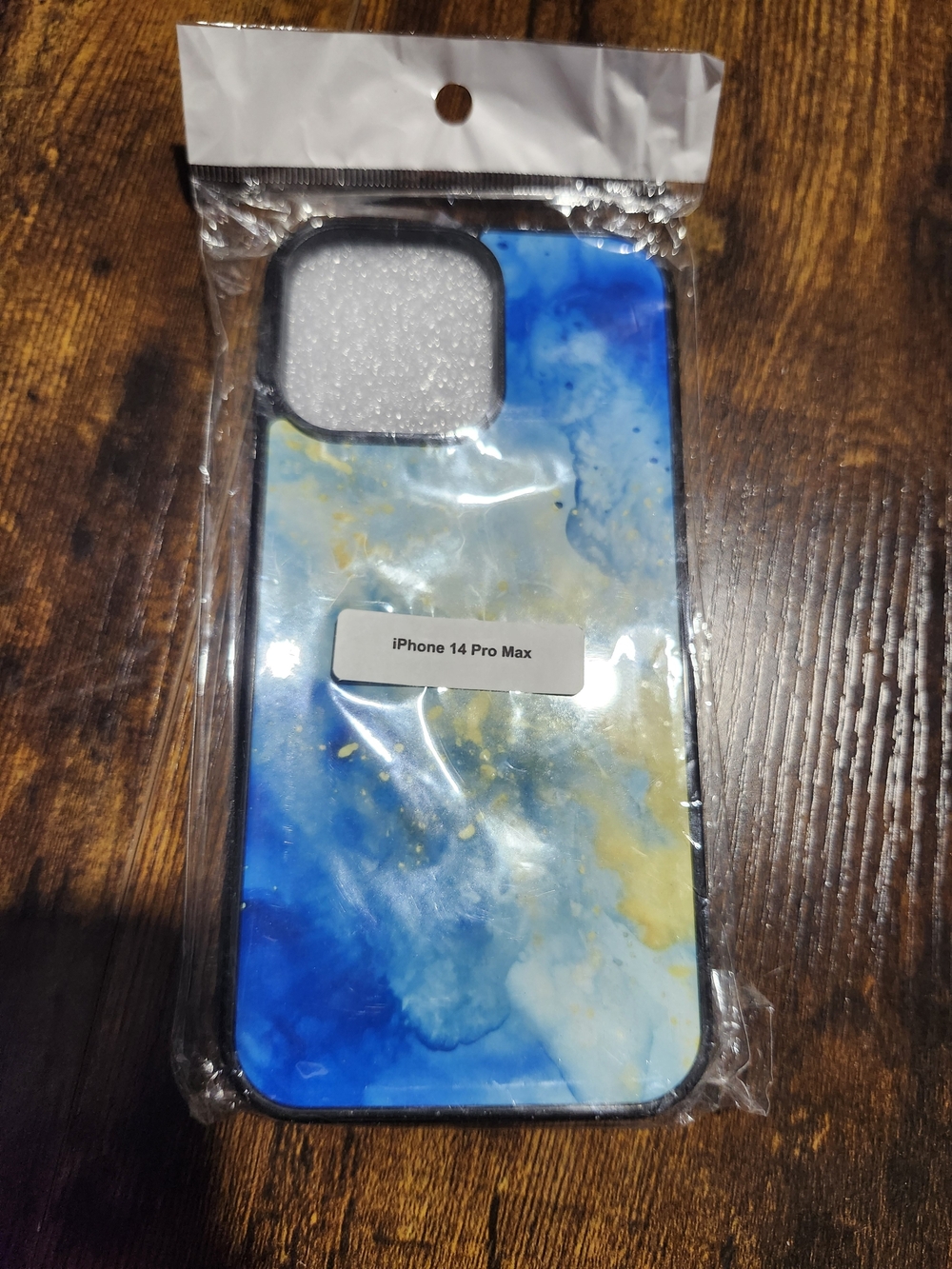 iPhone 14 Pro Max Blue Marble Phone Case